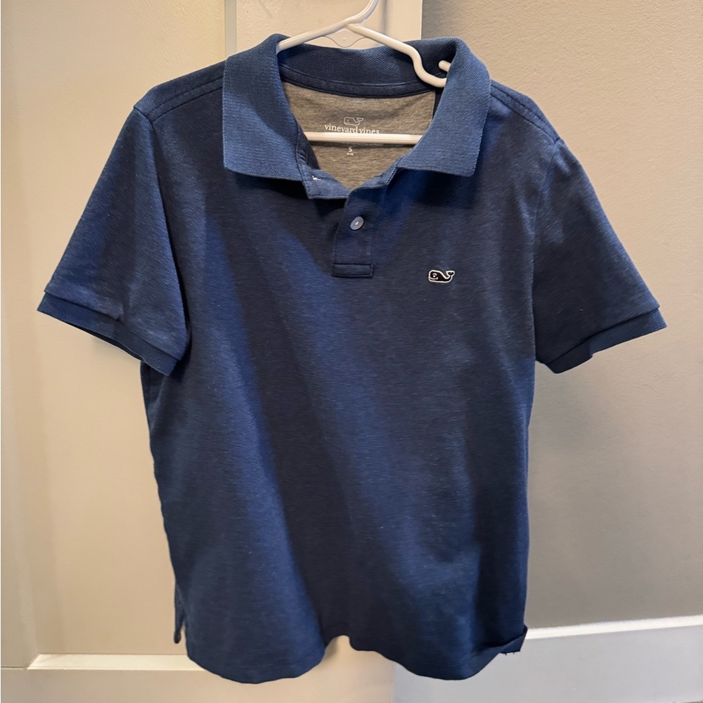 Vineyard Vines Kids Blue Polo Shirt SZ S